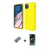 MARSİLYAN™- iPhone 11 Pro Kılıf Kozmos Yansıma Özel Seri - Şeffaf 360 Full Body Arka Koruyucu + Shine Kamera Lens Koruma Cam - GI