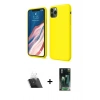 MARSİLYAN™- iPhone 11 Pro Kılıf Kozmos Yansıma Özel Seri - Şeffaf 360 Full Body Arka Koruyucu + Kamera Lens Koruma Cam - SF