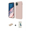 MARSİLYAN™- iPhone 11 Pro Kılıf Kozmos Yansıma Özel Seri - Şeffaf Pasifik Cam Ekran Koruyucu + Renkli Kamera Lens Koruma Cam - PE
