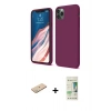 MARSİLYAN™- iPhone 11 Pro Kılıf Kozmos Yansıma Özel Seri - Siyah 20D Premium Cam Ekran Koruyucu + Renkli Kamera Lens Koruma Cam - YL