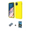 MARSİLYAN™- iPhone 11 Pro Kılıf Kozmos Yansıma Özel Seri - Siyah 34D Izgaralı Cam + Metal Kamera Lens Koruma Cam - KI