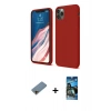 MARSİLYAN™- iPhone 11 Pro Kılıf Kozmos Yansıma Özel Seri - Siyah 34D Izgaralı Cam + Shine Kamera Lens Koruma Cam - GD
