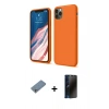 MARSİLYAN™- iPhone 11 Pro Kılıf Kozmos Yansıma Özel Seri - Siyah 3D Antistatik Hayalet Cam Ekran Koruyucu + Shine Kamera Lens Koruma Cam - GS