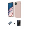 MARSİLYAN™- iPhone 11 Pro Kılıf Kozmos Yansıma Özel Seri - Siyah 3D Antistatik Hayalet Cam Ekran Koruyucu + Metal Kamera Lens Koruma Cam - KI