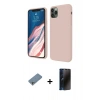 MARSİLYAN™- iPhone 11 Pro Kılıf Kozmos Yansıma Özel Seri - Siyah 3D Antistatik Hayalet Cam Ekran Koruyucu + Shine Kamera Lens Koruma Cam - GS