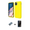 MARSİLYAN™- iPhone 11 Pro Kılıf Kozmos Yansıma Özel Seri - Siyah 3D Antistatik Hayalet Cam Ekran Koruyucu + Shine Kamera Lens Koruma Cam - GI