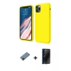 MARSİLYAN™- iPhone 11 Pro Kılıf Kozmos Yansıma Özel Seri - Siyah 3D Antistatik Hayalet Cam Ekran Koruyucu + Shine Kamera Lens Koruma Cam - SH