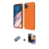 MARSİLYAN™- iPhone 11 Pro Kılıf Kozmos Yansıma Özel Seri - Siyah 3D Antistatik Mat Seramik Nano Ekran Koruyucu + Shine Kamera Lens Koruma Cam - GD