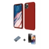 MARSİLYAN™- iPhone 11 Pro Kılıf Kozmos Yansıma Özel Seri - Siyah 3D Antistatik Mat Seramik Nano Ekran Koruyucu + Shine Kamera Lens Koruma Cam - GI