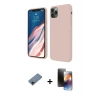 MARSİLYAN™- iPhone 11 Pro Kılıf Kozmos Yansıma Özel Seri - Siyah 3D Antistatik Mat Seramik Nano Ekran Koruyucu + Siyah Shine Kamera Lens Koruma Cam