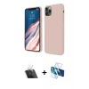 MARSİLYAN™- iPhone 11 Pro Kılıf Kozmos Yansıma Özel Seri - Siyah 3D Antistatik Seramik Nano Ekran Koruyucu + Kamera Lens Koruma Cam - SF