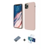 MARSİLYAN™- iPhone 11 Pro Kılıf Kozmos Yansıma Özel Seri - Siyah 3D Antistatik Seramik Nano Ekran Koruyucu + Shine Kamera Lens Koruma Cam - GI