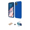 MARSİLYAN™- iPhone 11 Pro Kılıf Kozmos Yansıma Özel Seri - Siyah 3D Antistatik Seramik Nano Ekran Koruyucu + Renkli Kamera Lens Koruma Cam - TU