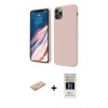 MARSİLYAN™- iPhone 11 Pro Kılıf Kozmos Yansıma Özel Seri - Siyah 5D Hayalet Cam Ekran Koruyucu + Renkli Kamera Lens Koruma Cam - TU