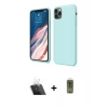 MARSİLYAN™- iPhone 11 Pro Kılıf Kozmos Yansıma Özel Seri - Siyah Joko Magic 5D Hayalet Cam + Şeffaf Kamera Lens Koruma Cam