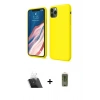 MARSİLYAN™- iPhone 11 Pro Kılıf Kozmos Yansıma Özel Seri - Siyah Joko Magic 5D Hayalet Cam + Şeffaf Kamera Lens Koruma Cam
