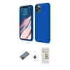 MARSİLYAN™- iPhone 11 Pro Kılıf Kozmos Yansıma Özel Seri - Siyah Mat Seramik Nano Ekran Koruyucu + Metal Kamera Lens Koruma Cam - KI