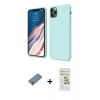 MARSİLYAN™- iPhone 11 Pro Kılıf Kozmos Yansıma Özel Seri - Siyah Mat Seramik Nano Ekran Koruyucu + Shine Kamera Lens Koruma Cam - GS