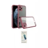 MARSİLYAN™- iPhone 11 Pro Kılıf Nova Asil Özel Seri - Şeffaf Pasifik Cam Ekran Koruyucu