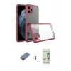 MARSİLYAN™- iPhone 11 Pro Kılıf Nova Asil Özel Seri - Siyah 20D Premium Cam Ekran Koruyucu + Metal Kamera Lens Koruma Cam - KI