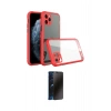 MARSİLYAN™- iPhone 11 Pro Kılıf Nova Asil Özel Seri - Siyah 3D Antistatik Hayalet Cam Ekran Koruyucu
