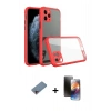 MARSİLYAN™- iPhone 11 Pro Kılıf Nova Asil Özel Seri - Siyah 3D Antistatik Mat Seramik Nano Ekran Koruyucu + Shine Kamera Lens Koruma Cam - PE