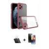 MARSİLYAN™- iPhone 11 Pro Kılıf Nova Asil Özel Seri - Siyah 3D Antistatik Mat Seramik Nano Ekran Koruyucu + Kamera Lens Koruma Cam - SF