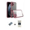 MARSİLYAN™- iPhone 11 Pro Kılıf Nova Asil Özel Seri - Siyah 5D Hayalet Cam Ekran Koruyucu + Metal Kamera Lens Koruma Cam - KI