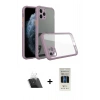 MARSİLYAN™- iPhone 11 Pro Kılıf Nova Asil Özel Seri - Siyah 5D Hayalet Cam Ekran Koruyucu + Kamera Lens Koruma Cam - SF