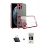 MARSİLYAN™- iPhone 11 Pro Kılıf Nova Asil Özel Seri - Siyah 5D Hayalet Cam Ekran Koruyucu + Kamera Lens Koruma Cam - SF