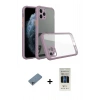 MARSİLYAN™- iPhone 11 Pro Kılıf Nova Asil Özel Seri - Siyah 5D Hayalet Cam Ekran Koruyucu + Shine Kamera Lens Koruma Cam - SABE