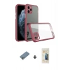 MARSİLYAN™- iPhone 11 Pro Kılıf Nova Asil Özel Seri - Siyah 6D Mat Seramik Hayalet Nano Ekran Koruyucu + Shine Kamera Lens Koruma Cam - GS