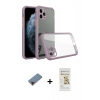 MARSİLYAN™- iPhone 11 Pro Kılıf Nova Asil Özel Seri - Siyah Mat Seramik Nano Ekran Koruyucu + Metal Kamera Lens Koruma Cam - KI