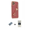 MARSİLYAN™- iPhone 11 Pro Kılıf Nova Işık Prime - Siyah 5D Hayalet Cam Ekran Koruyucu + Shine Kamera Lens Koruma Cam - GI