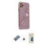 MARSİLYAN™- iPhone 11 Pro Kılıf Nova Işık Prime - Siyah 6D Mat Seramik Hayalet Nano Ekran Koruyucu + Shine Kamera Lens Koruma Cam - GI