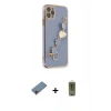 MARSİLYAN™- iPhone 11 Pro Kılıf Nova Işık Prime - Siyah Joko Magic 5D Hayalet Cam + Shine Kamera Lens Koruma Cam - PE