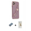 MARSİLYAN™- iPhone 11 Pro Kılıf Nova Işık Prime - Siyah Mat Seramik Nano Ekran Koruyucu + Shine Kamera Lens Koruma Cam - GI