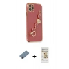 MARSİLYAN™- iPhone 11 Pro Kılıf Nova Işık Prime - Siyah Mat Seramik Nano Ekran Koruyucu + Shine Kamera Lens Koruma Cam - GI
