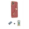 MARSİLYAN™- iPhone 11 Pro Kılıf Nova Işık Prime - Siyah Polymer Nano Ekran Koruyucu + Shine Kamera Lens Koruma Cam - PE