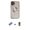 MARSİLYAN™- iPhone 11 Pro Kılıf Pusula Form - Siyah Joko Magic 5D Hayalet Cam + Shine Kamera Lens Koruma Cam - GS