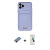 MARSİLYAN™- iPhone 11 Pro Kılıf Vadi Çizgi Prime - Şeffaf Pasifik Cam Ekran Koruyucu + Shine Kamera Lens Koruma Cam - SH