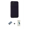 MARSİLYAN™- iPhone 11 Pro Kılıf Vadi Çizgi Prime - Şeffaf Pasifik Cam Ekran Koruyucu + Shine Kamera Lens Koruma Cam - GI