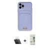 MARSİLYAN™- iPhone 11 Pro Kılıf Vadi Çizgi Prime - Siyah 20D Premium Cam Ekran Koruyucu + Kamera Lens Koruma Cam - SF