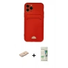 MARSİLYAN™- iPhone 11 Pro Kılıf Vadi Çizgi Prime - Siyah 20D Premium Cam Ekran Koruyucu + Renkli Kamera Lens Koruma Cam - MI
