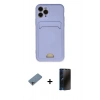 MARSİLYAN™- iPhone 11 Pro Kılıf Vadi Çizgi Prime - Siyah 3D Antistatik Hayalet Cam Ekran Koruyucu + Shine Kamera Lens Koruma Cam - GI