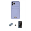 MARSİLYAN™- iPhone 11 Pro Kılıf Vadi Çizgi Prime - Siyah 3D Antistatik Hayalet Cam Ekran Koruyucu + Shine Kamera Lens Koruma Cam - SABE