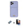 MARSİLYAN™- iPhone 11 Pro Kılıf Vadi Çizgi Prime - Siyah 3D Antistatik Mat Seramik Nano Ekran Koruyucu + Shine Kamera Lens Koruma Cam - GI