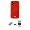 MARSİLYAN™- iPhone 11 Pro Kılıf Vadi Çizgi Prime - Siyah 5D Hayalet Cam Ekran Koruyucu + Shine Kamera Lens Koruma Cam - GD