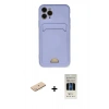 MARSİLYAN™- iPhone 11 Pro Kılıf Vadi Çizgi Prime - Siyah 5D Hayalet Cam Ekran Koruyucu + Renkli Kamera Lens Koruma Cam - MI