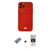 MARSİLYAN™- iPhone 11 Pro Kılıf Vadi Çizgi Prime - Siyah 5D Hayalet Cam Ekran Koruyucu + Shine Kamera Lens Koruma Cam - MI